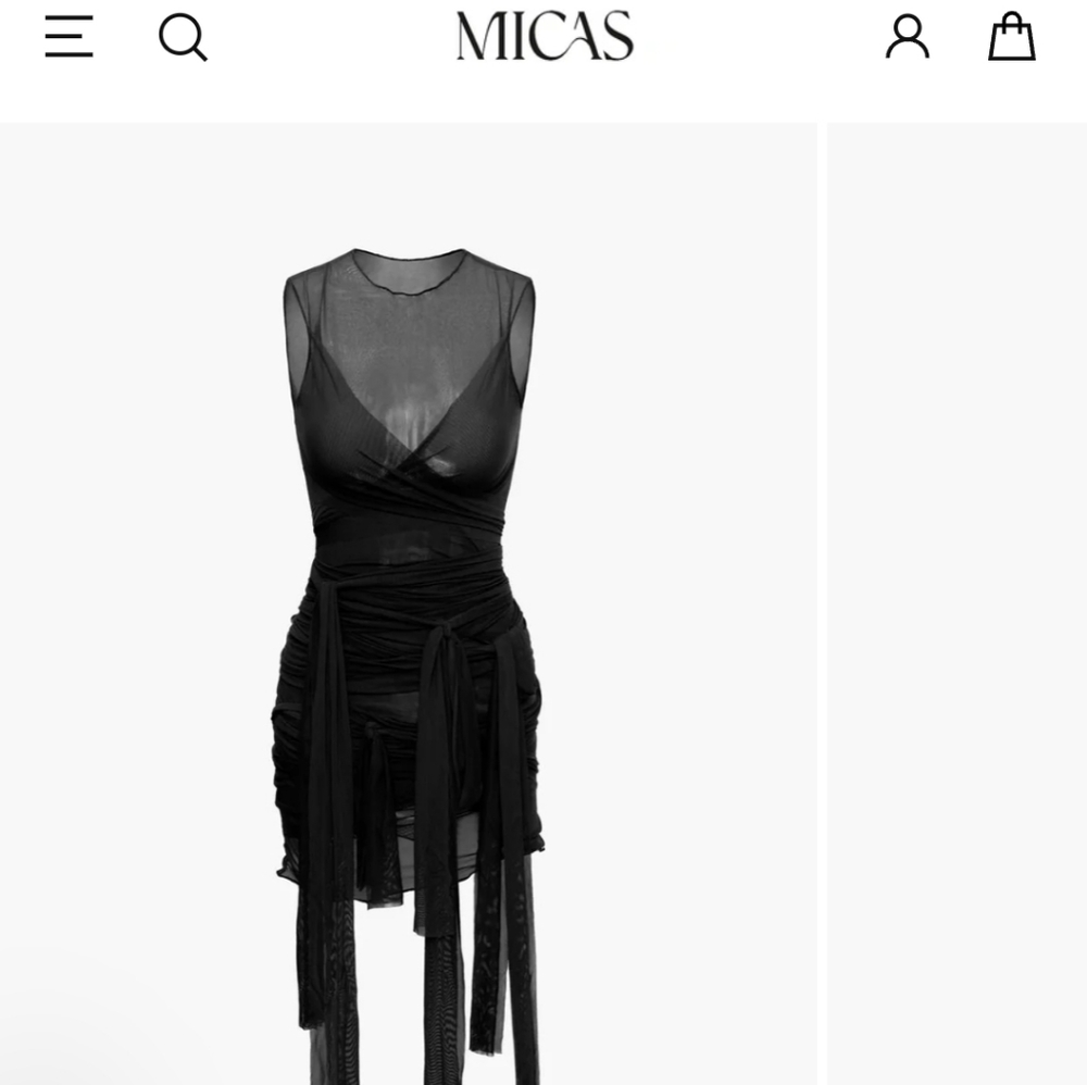 NWT wrap dress MICAS